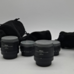 5x Camera lens, Nikon, O.a. AF-S Micro Nikkor 105mm 1:2.8G ED VR